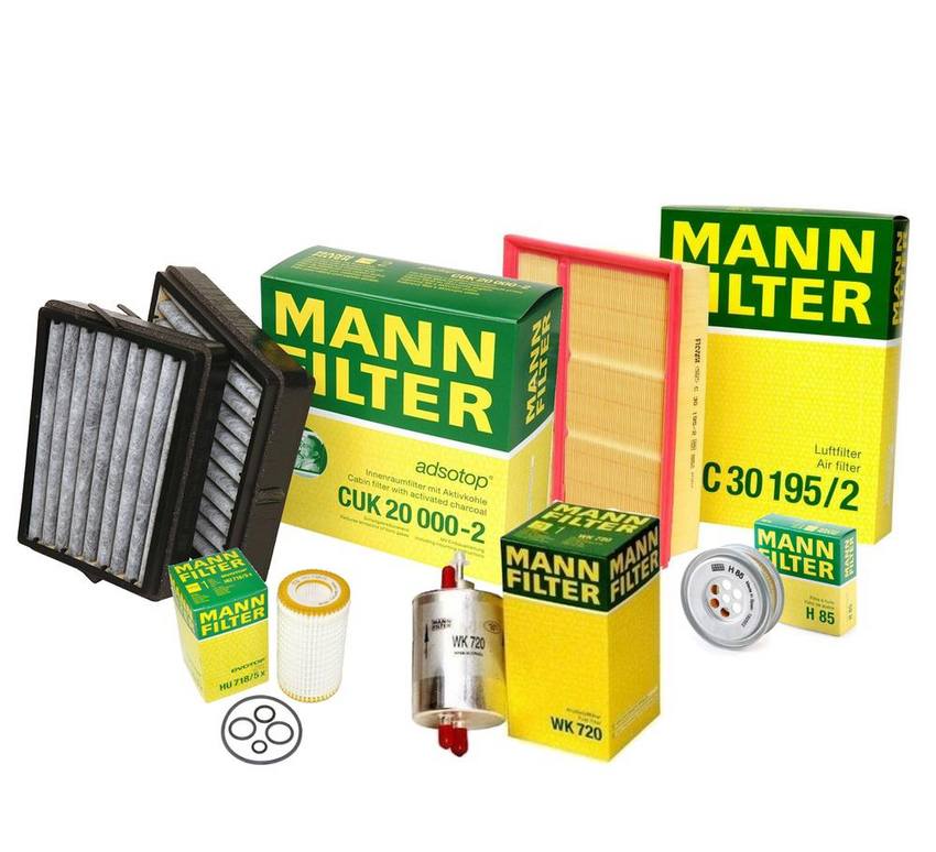 Mercedes Air / Cabin Air / Fuel / Engine Oil Filter Kit 604094130410 - MANN-FILTER 3739395KIT